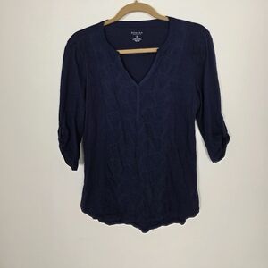 Sonoma Navy Women's Blouse